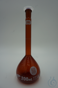 Kundenspezifische Messkolben, Klasse A, 10 ml, NS 14/23, Braunglas, Boro 3.3 Kundenspezifische...